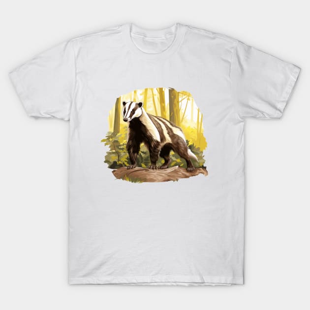 Badger Lover T-Shirt by zooleisurelife